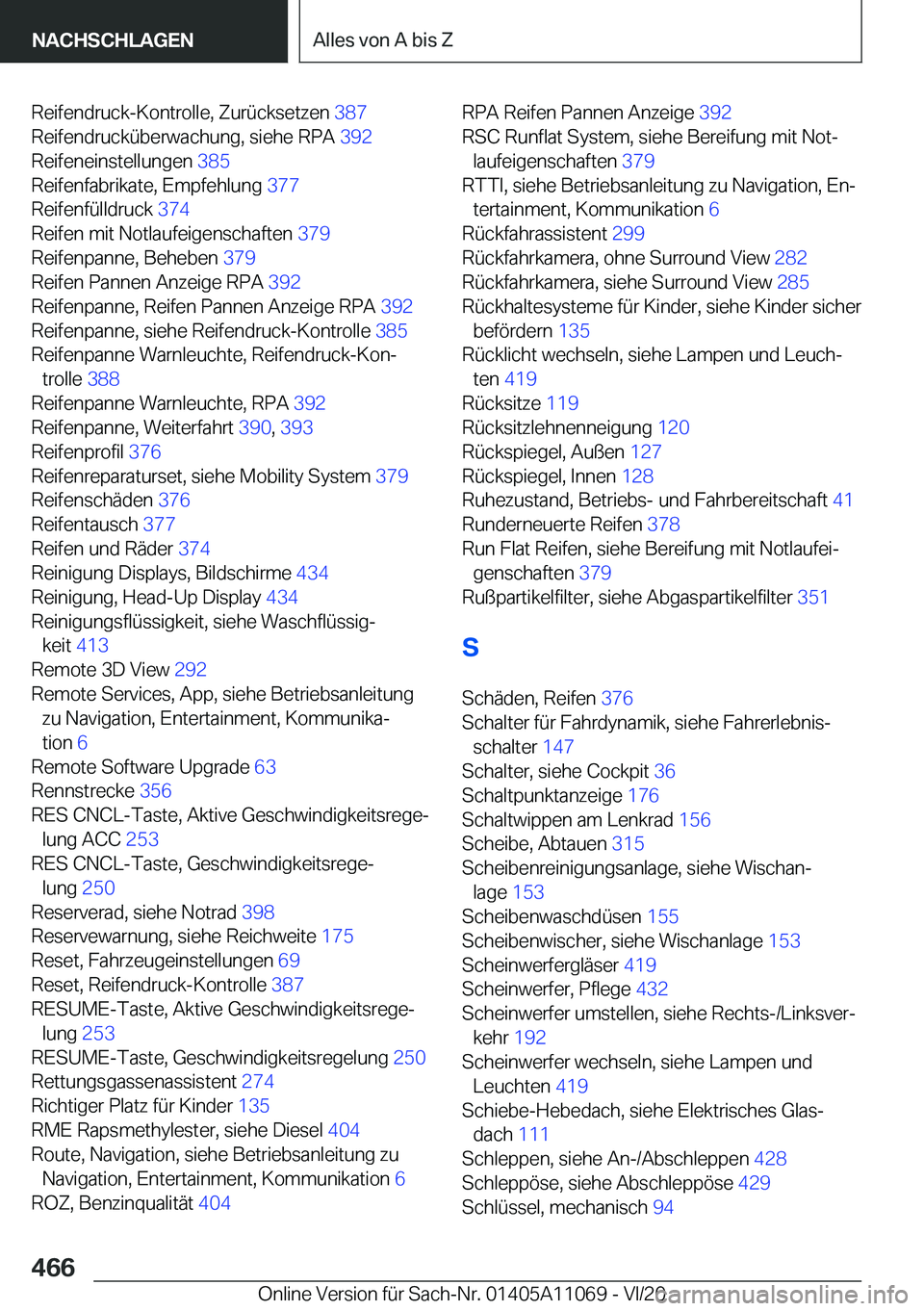 BMW 7 SERIES 2021  InstruktionsbØger (in Danish) �R�e�i�f�e�n�d�r�u�c�k�-�K�o�n�t�r�o�l�l�e�,��Z�u�r�