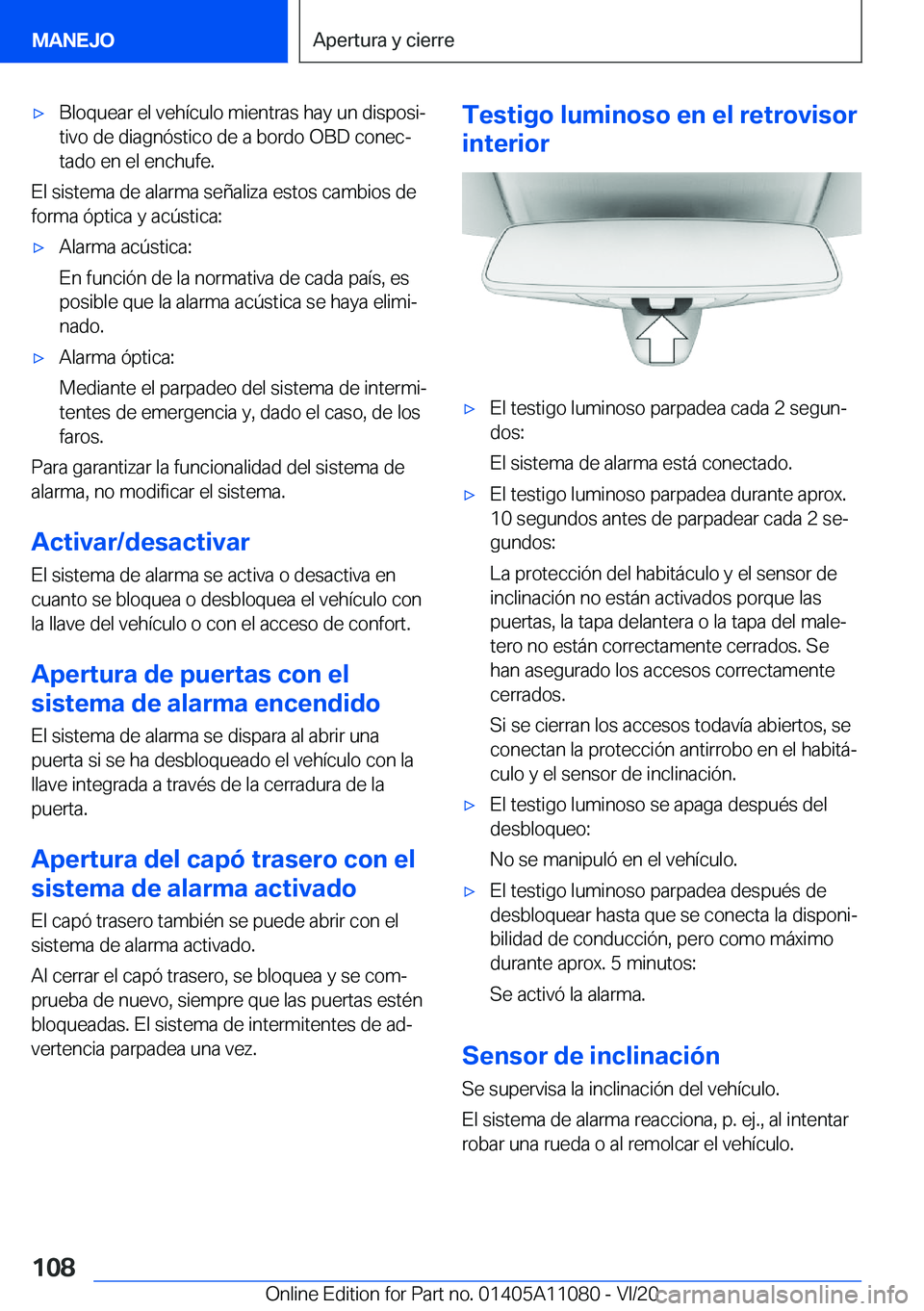 BMW 7 SERIES 2021  Manuales de Empleo (in Spanish) x�B�l�o�q�u�e�a�r��e�l��v�e�h�