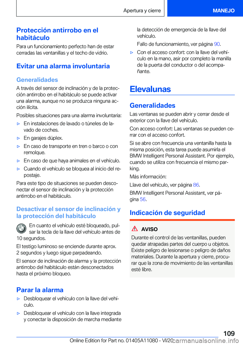 BMW 7 SERIES 2021  Manuales de Empleo (in Spanish) �P�r�o�t�e�c�c�i�