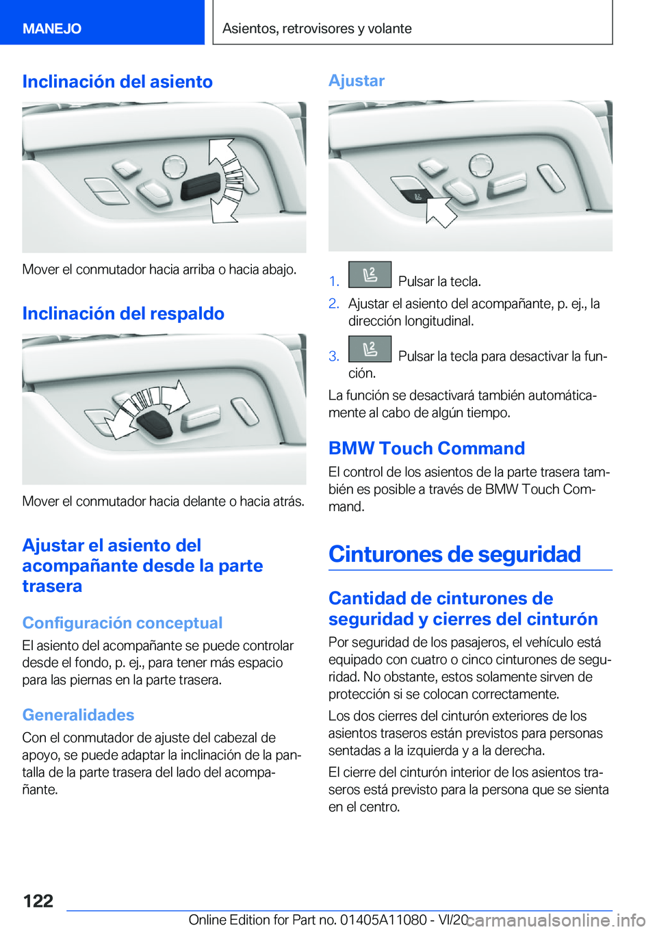 BMW 7 SERIES 2021  Manuales de Empleo (in Spanish) �I�n�c�l�i�n�a�c�i�