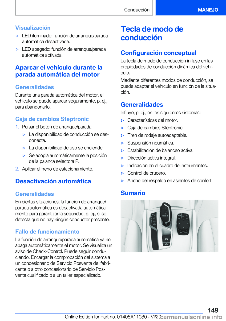BMW 7 SERIES 2021  Manuales de Empleo (in Spanish) �V�i�s�u�a�l�i�z�a�c�i�