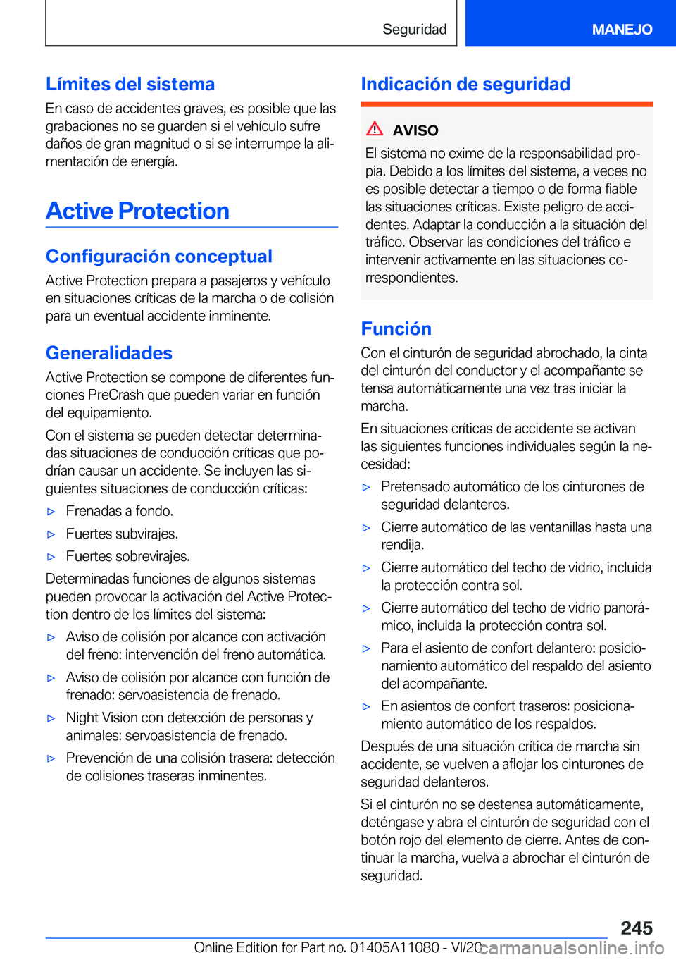 BMW 7 SERIES 2021  Manuales de Empleo (in Spanish) �L�