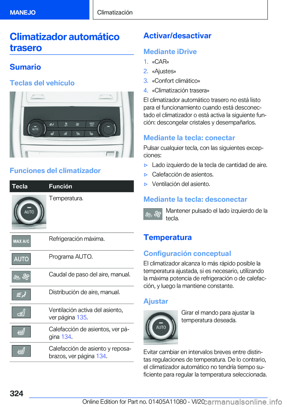 BMW 7 SERIES 2021  Manuales de Empleo (in Spanish) �C�l�i�m�a�t�i�z�a�d�o�r��a�u�t�o�m�