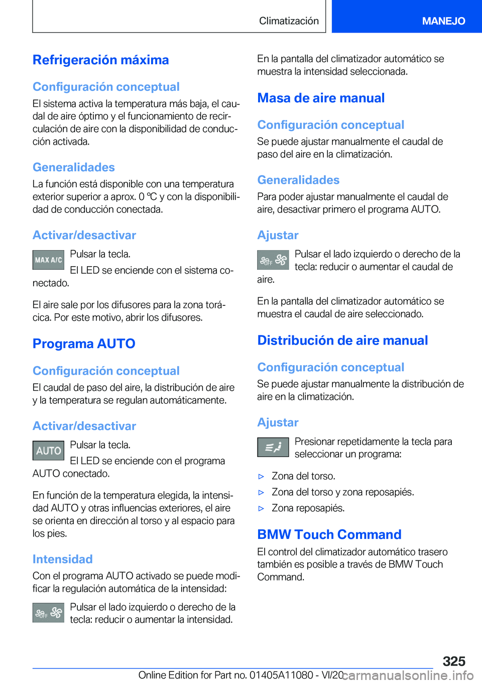 BMW 7 SERIES 2021  Manuales de Empleo (in Spanish) �R�e�f�r�i�g�e�r�a�c�i�