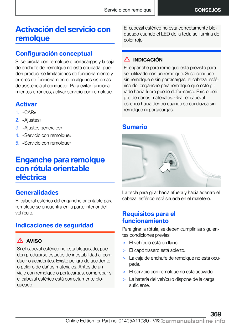 BMW 7 SERIES 2021  Manuales de Empleo (in Spanish) �A�c�t�i�v�a�c�i�