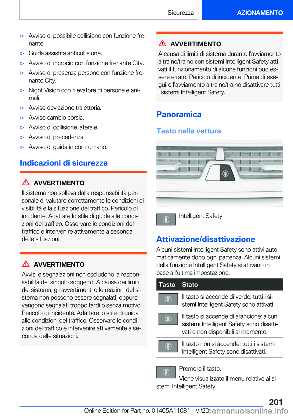 BMW 7 SERIES 2021  Libretti Di Uso E manutenzione (in Italian) 'x�A�v�v�i�s�o��d�i��p�o�s�s�i�b�i�l�e��c�o�l�l�i�s�i�o�n�e��c�o�n��f�u�n�z�i�o�n�e��f�r�eª
�n�a�n�t�e�.'x�G�u�i�d�a��a�s�s�i�s�t�i�t�a��a�n�t�i�c�o�l�l�i�s�i�o�n�e�.'x�A�v�v�i�s