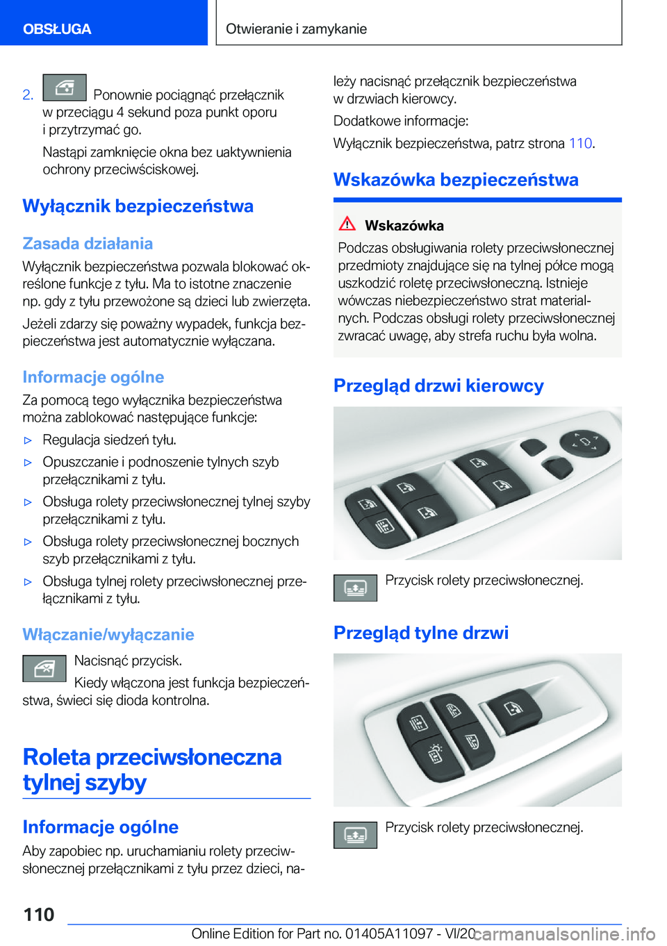 BMW 7 SERIES 2021  Instrukcja obsługi (in Polish) �2�.���P�o�n�o�w�n�i�e��p�o�c�i�