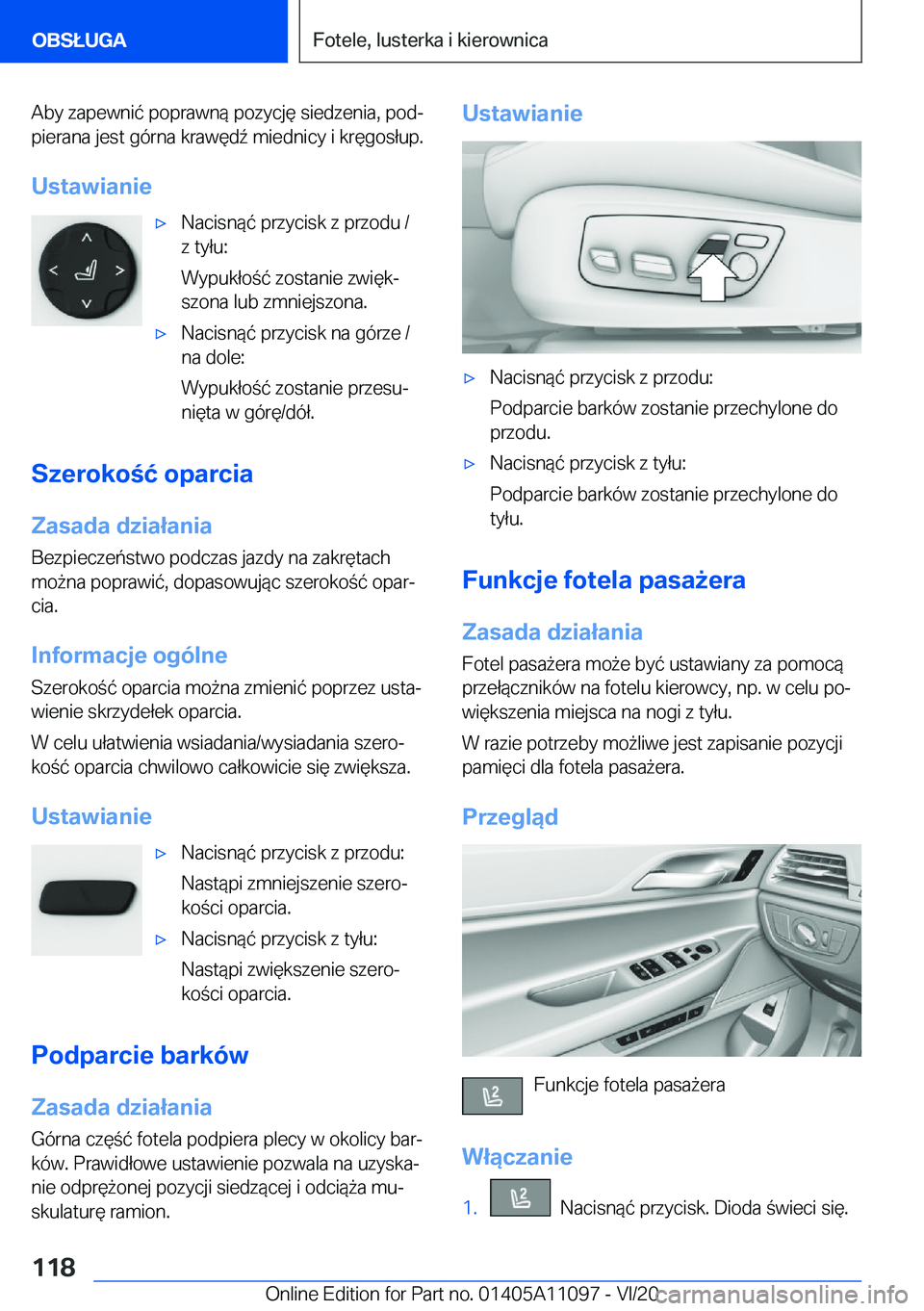 BMW 7 SERIES 2021  Instrukcja obsługi (in Polish) �A�b�y��z�a�p�e�w�n�i�