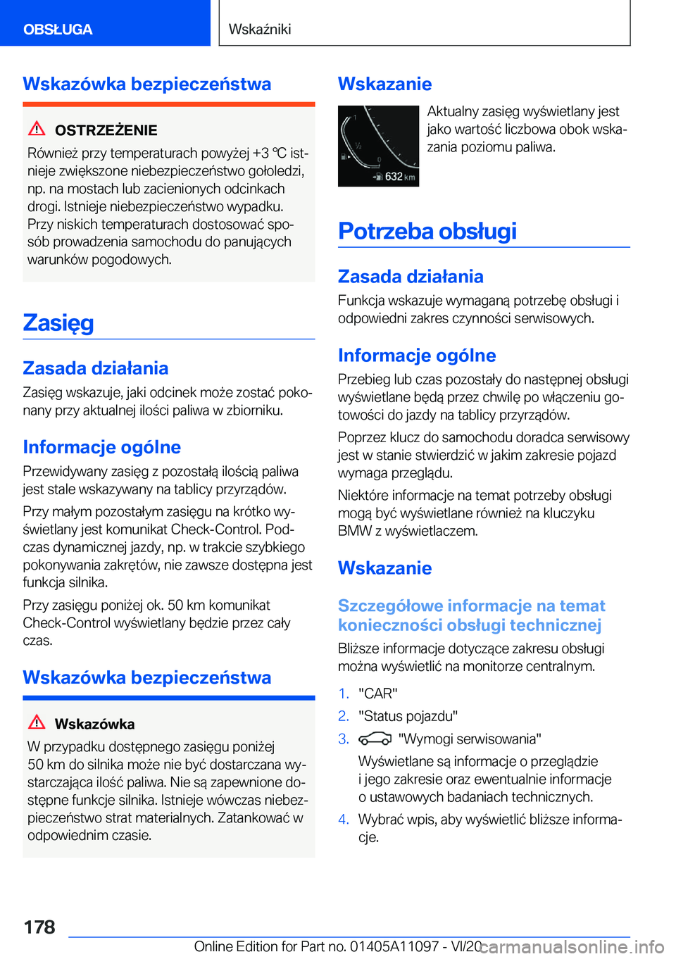 BMW 7 SERIES 2021  Instrukcja obsługi (in Polish) �W�s�k�a�z�