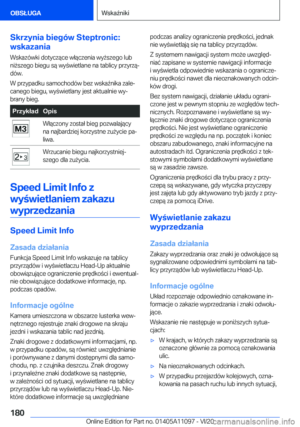 BMW 7 SERIES 2021  Instrukcja obsługi (in Polish) �S�k�r�z�y�n�i�a��b�i�e�g�