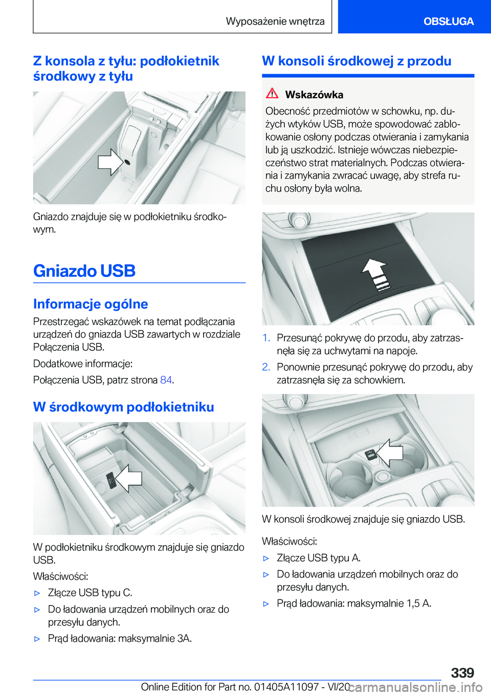 BMW 7 SERIES 2021  Instrukcja obsługi (in Polish) �Z��k�o�n�s�o�l�a��z��t�y�ł�u�:��p�o�d�ł�o�k�i�e�t�n�i�k
�r�o�d�k�o�w�y��z��t�y�ł�u
�G�n�i�a�z�d�o��z�n�a�j�d�u�j�e��s�i�