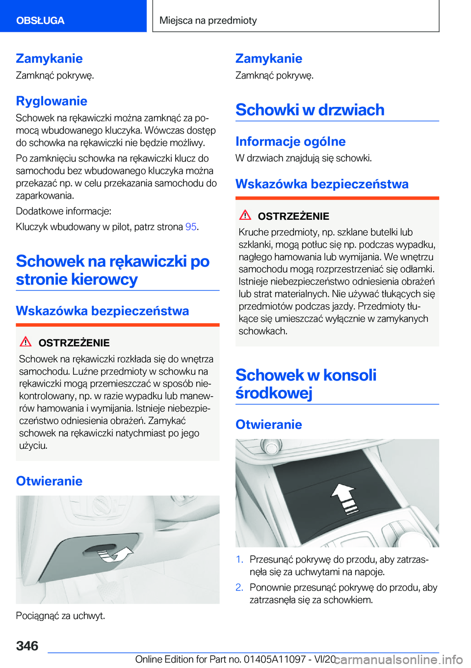 BMW 7 SERIES 2021  Instrukcja obsługi (in Polish) �Z�a�m�y�k�a�n�i�e
�Z�a�m�k�n�