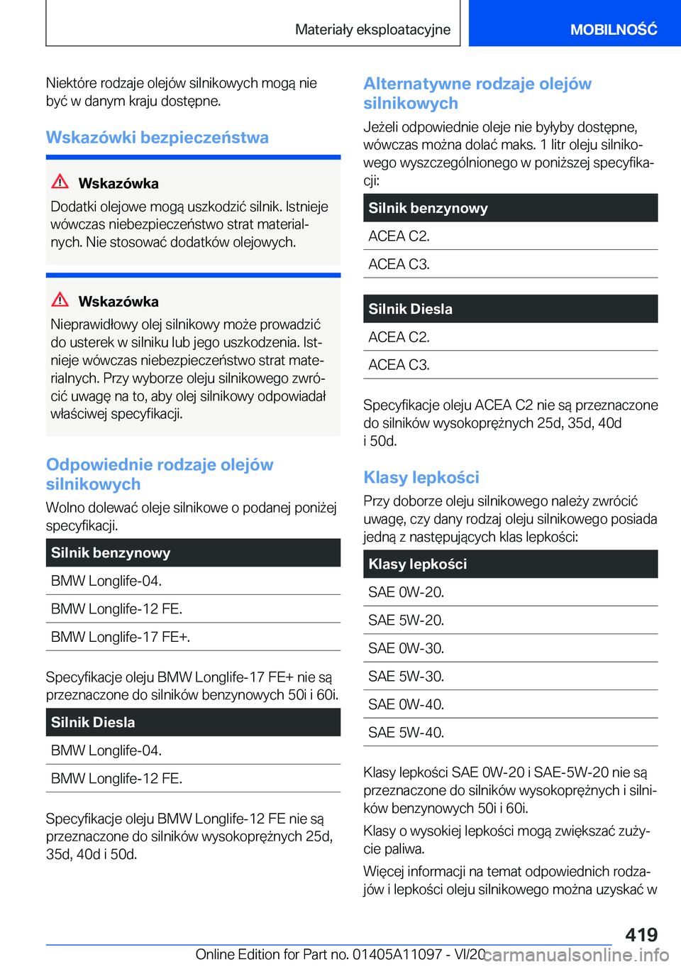 BMW 7 SERIES 2021  Instrukcja obsługi (in Polish) �N�i�e�k�t�