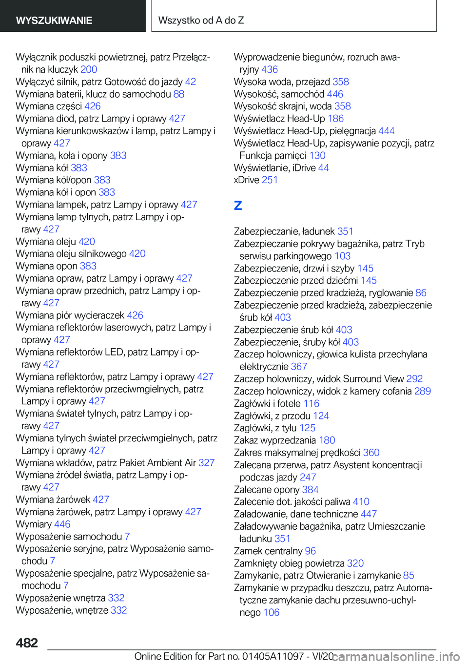 BMW 7 SERIES 2021  Instrukcja obsługi (in Polish) �W�y�ł�