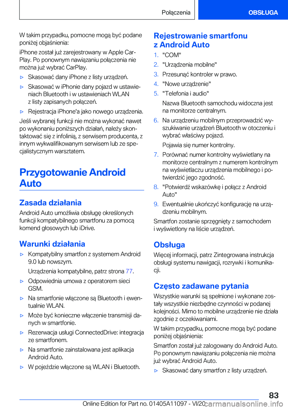 BMW 7 SERIES 2021  Instrukcja obsługi (in Polish) �W��t�a�k�i�m��p�r�z�y�p�a�d�k�u�,��p�o�m�o�c�n�e��m�o�g�