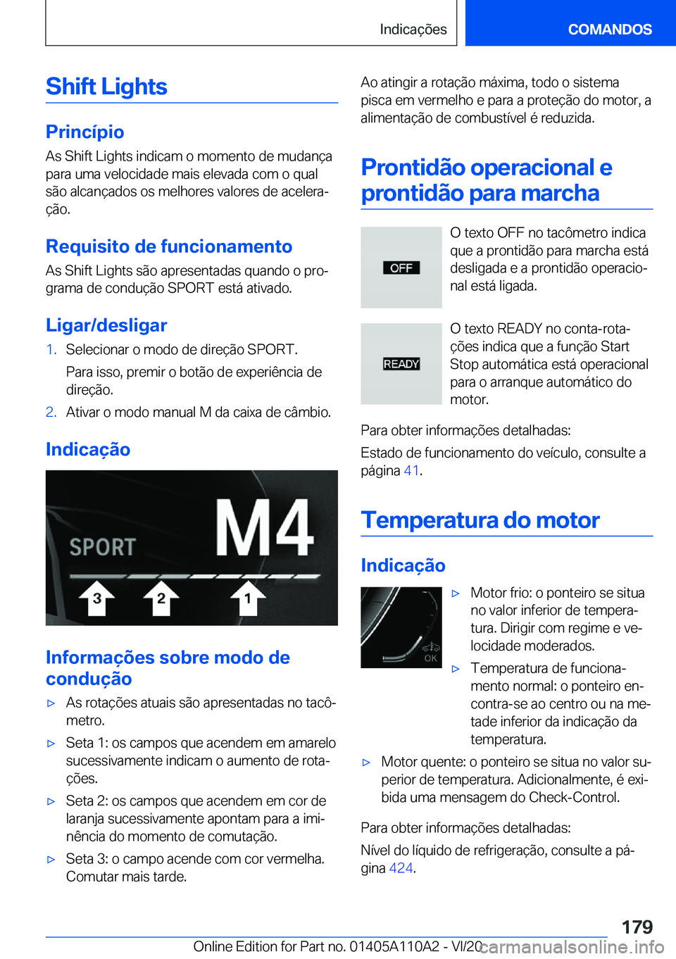 BMW 7 SERIES 2021  Manual do condutor (in Portuguese) �S�h�i�f�t��L�i�g�h�t�s
�P�r�i�n�c�
