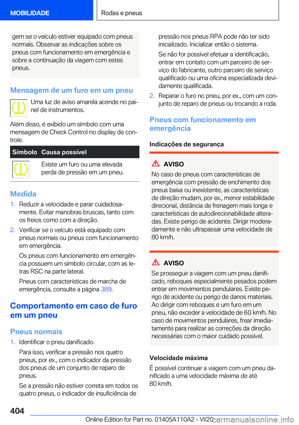 BMW 7 SERIES 2021  Manual do condutor (in Portuguese) �g�e�m��s�e��o��v�e�