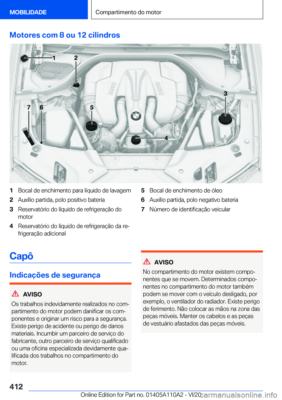 BMW 7 SERIES 2021  Manual do condutor (in Portuguese) �M�o�t�o�r�e�s��c�o�m��8��o�u��1�2��c�i�l�i�n�d�r�o�s�1�B�o�c�a�l��d�e��e�n�c�h�i�m�e�n�t�o��p�a�r�a��l�