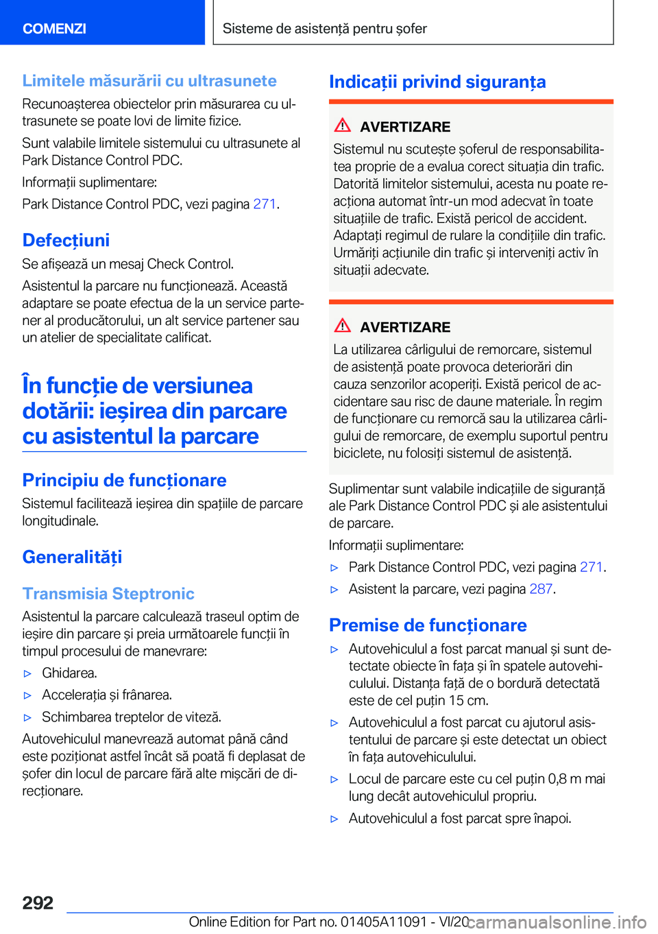 BMW 7 SERIES 2021  Ghiduri De Utilizare (in Romanian) �L�i�m�i�t�e�l�e��m�