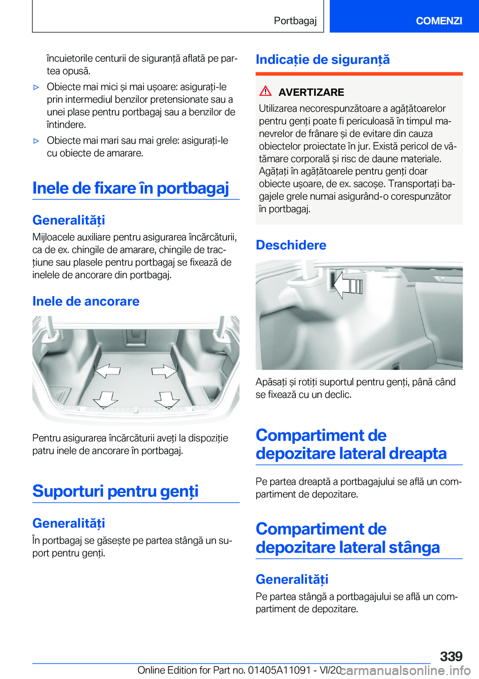 BMW 7 SERIES 2021  Ghiduri De Utilizare (in Romanian) �