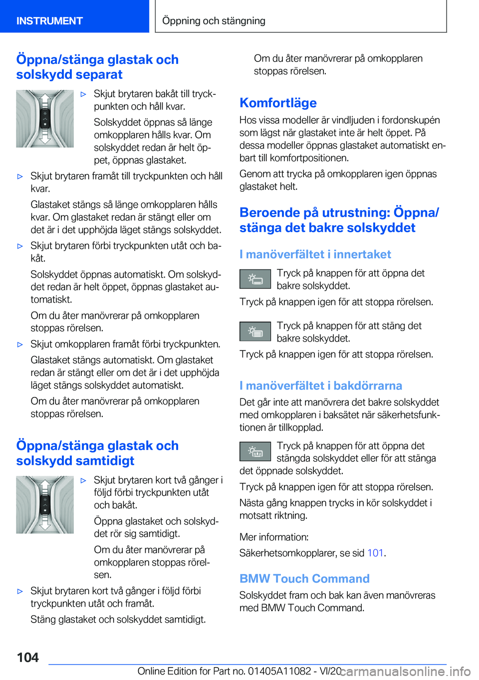 BMW 7 SERIES 2021  InstruktionsbÖcker (in Swedish) �