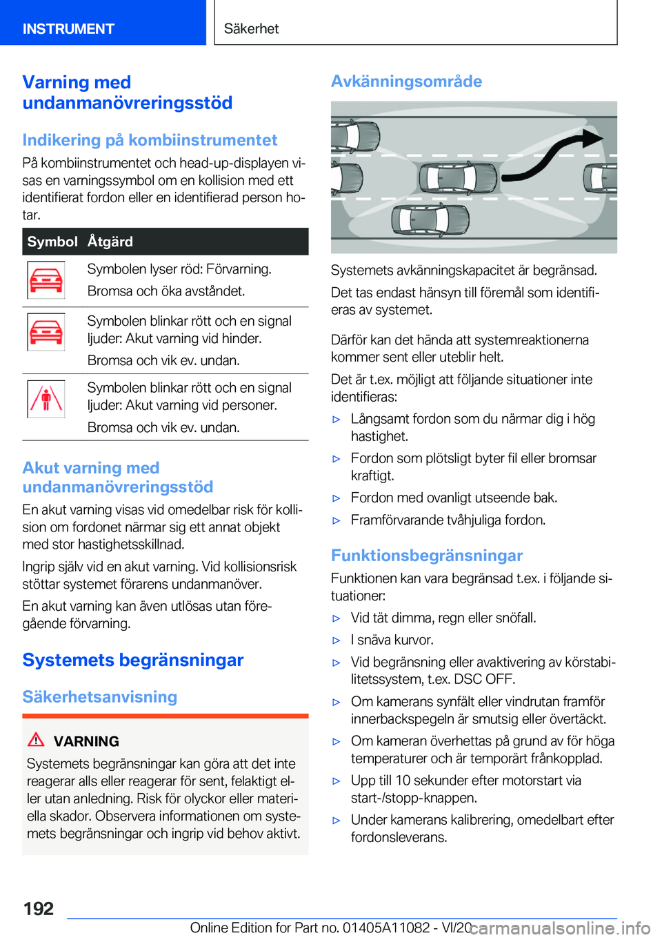 BMW 7 SERIES 2021  InstruktionsbÖcker (in Swedish) �V�a�r�n�i�n�g��m�e�d
�u�n�d�a�n�m�a�n�