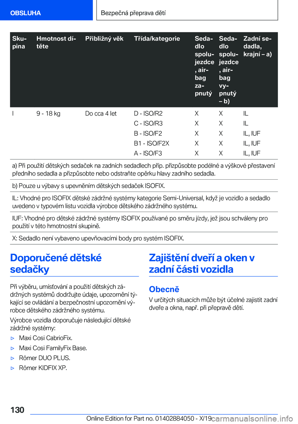 BMW 7 SERIES 2020  Návod na použití (in Czech) �S�k�uj
�p�i�n�a�H�m�o�t�n�o�s�t��d�