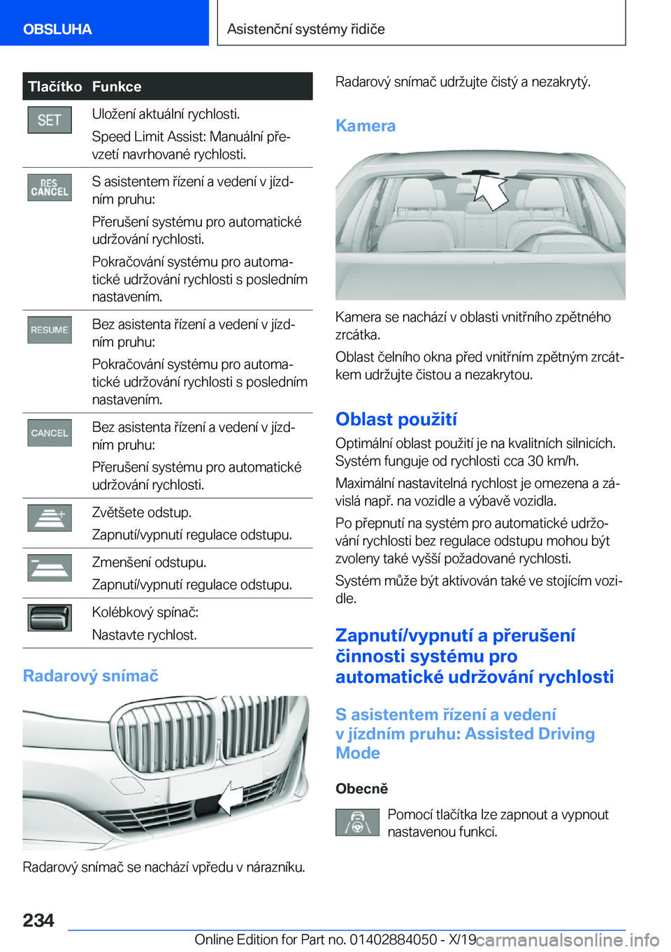 BMW 7 SERIES 2020  Návod na použití (in Czech) �T�l�a�č�