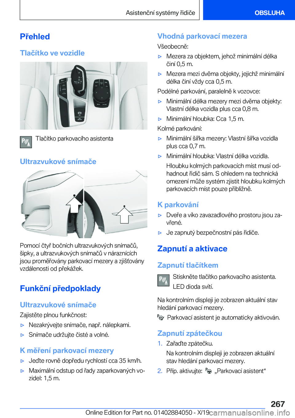 BMW 7 SERIES 2020  Návod na použití (in Czech) �P�e�h�l�e�d
�T�l�a�č�
