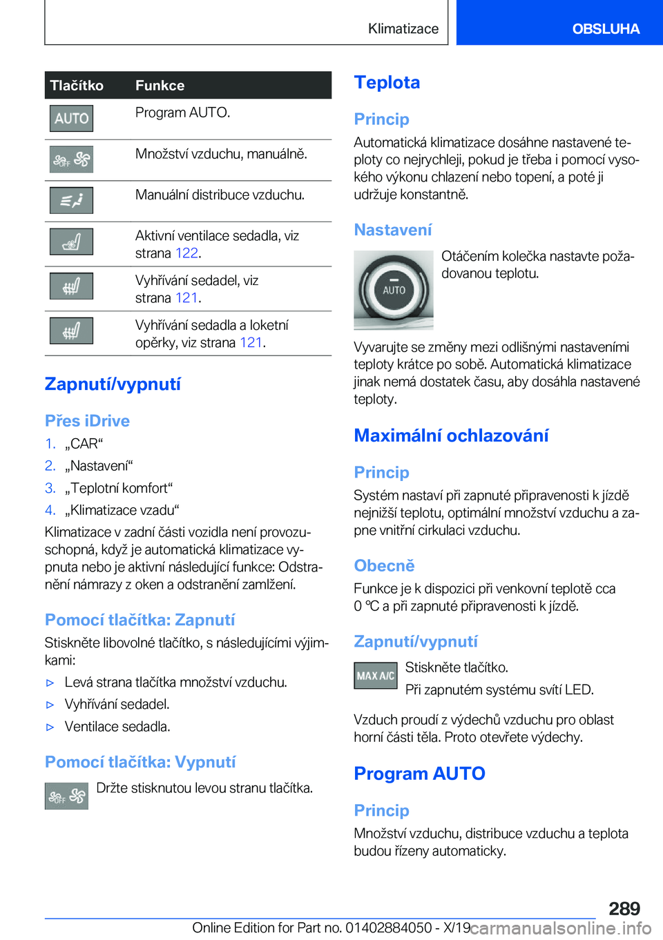 BMW 7 SERIES 2020  Návod na použití (in Czech) �T�l�a�č�