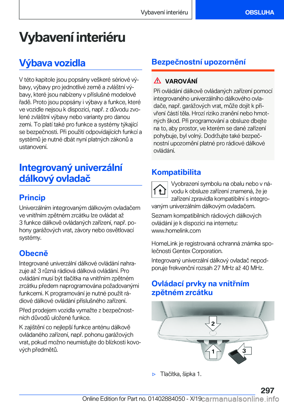 BMW 7 SERIES 2020  Návod na použití (in Czech) �V�y�b�a�v�e�n�