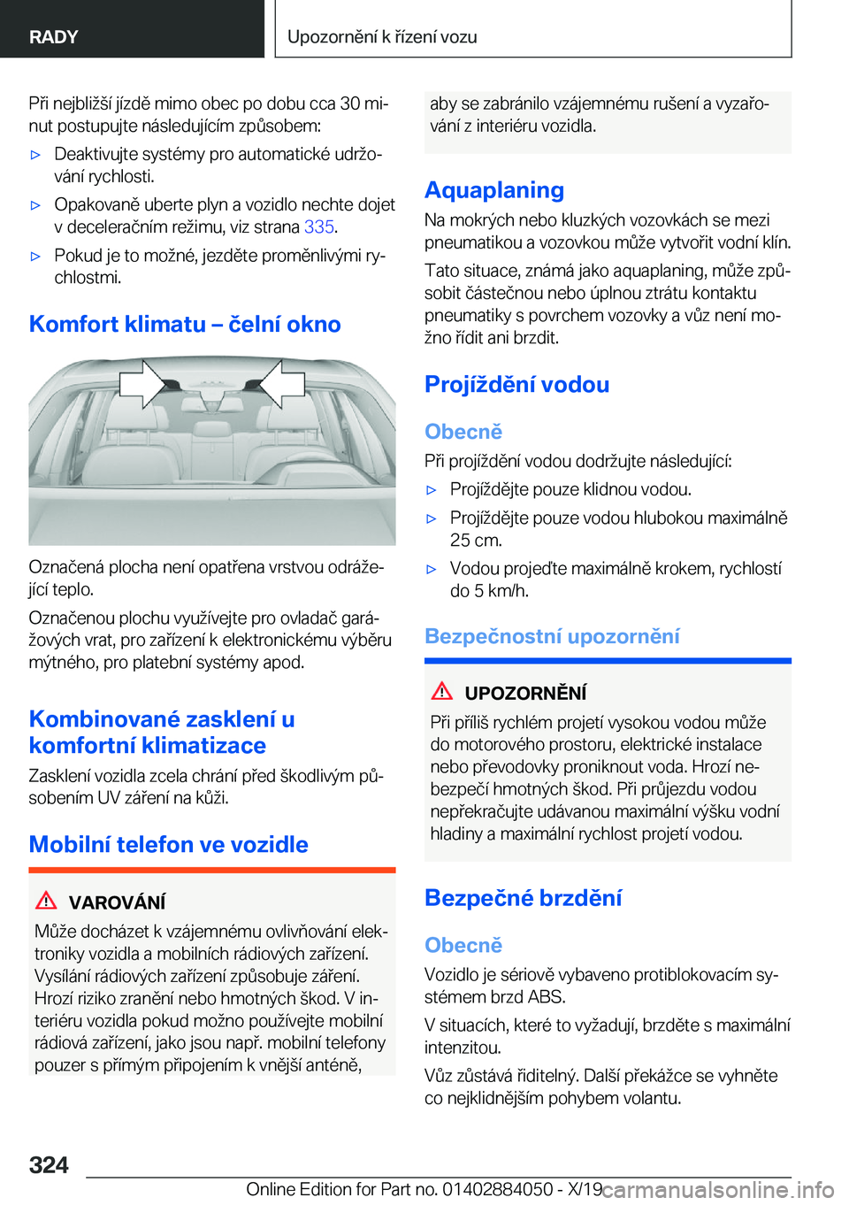 BMW 7 SERIES 2020  Návod na použití (in Czech) �P�i��n�e�j�b�l�i(�