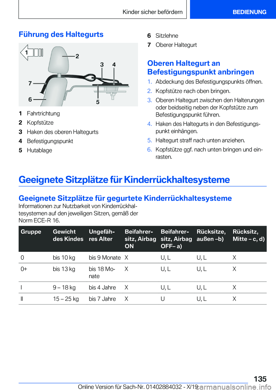BMW 7 SERIES 2020  Betriebsanleitungen (in German) �F�