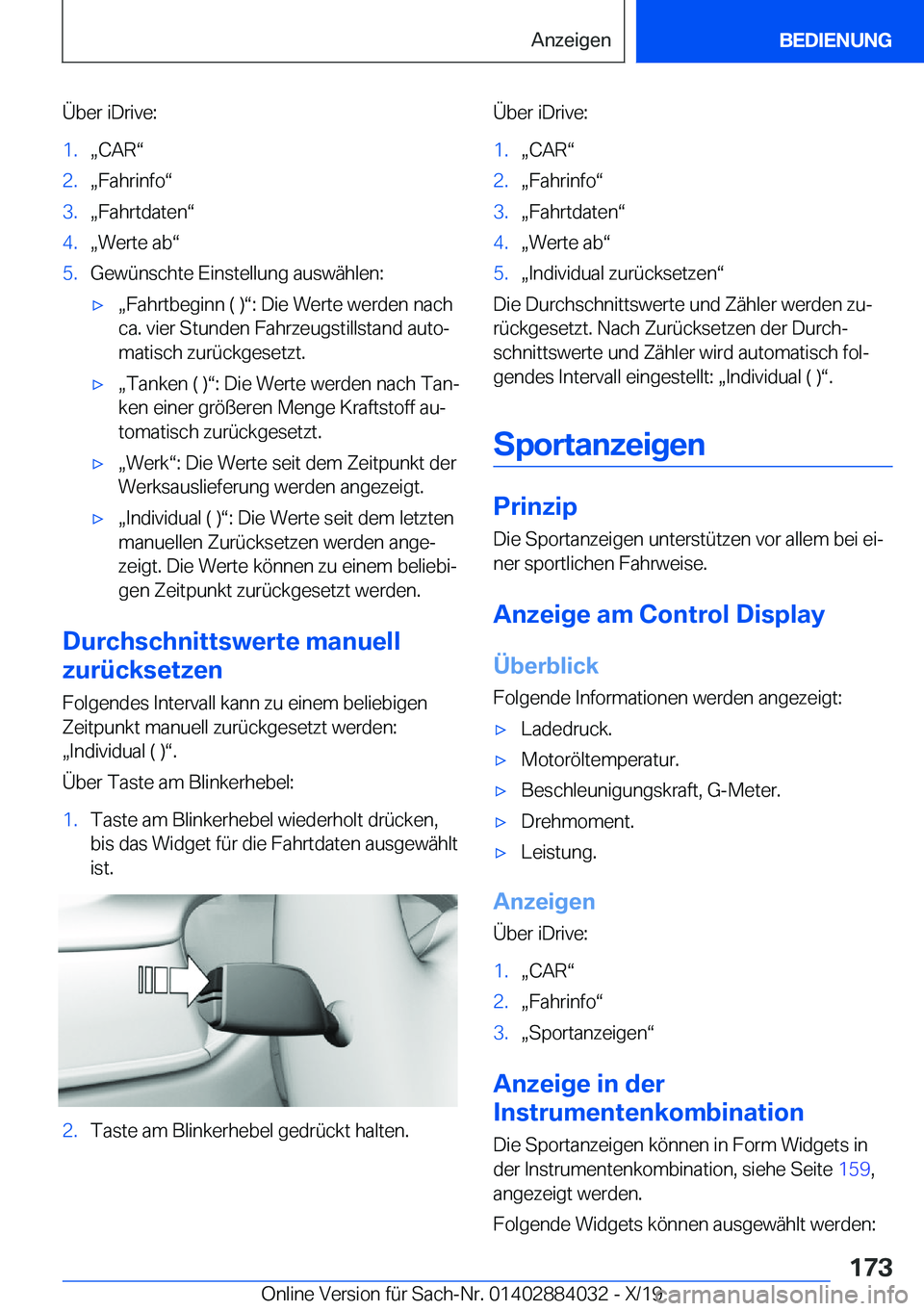 BMW 7 SERIES 2020  Betriebsanleitungen (in German) �