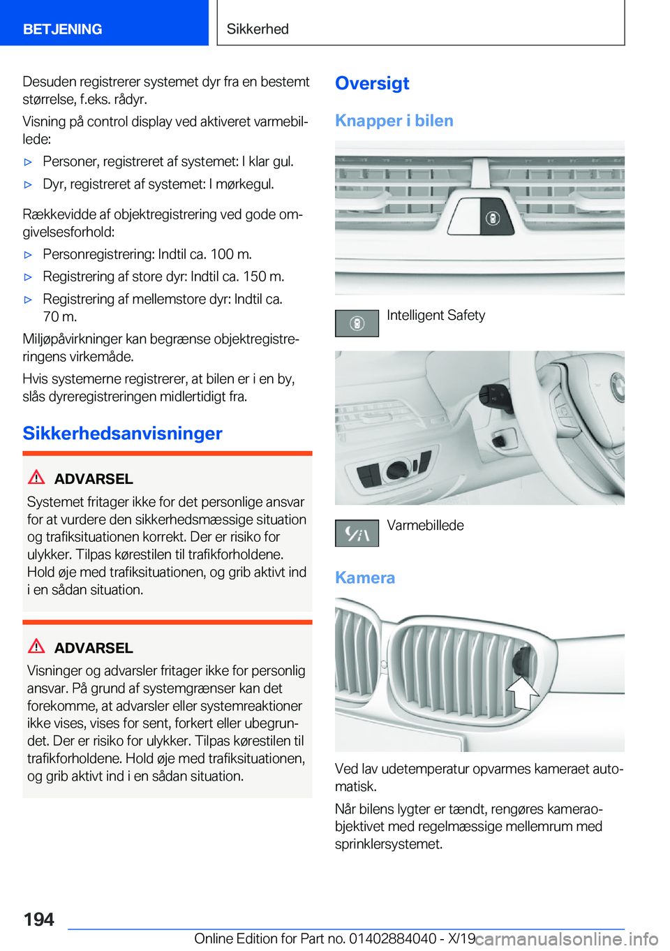 BMW 7 SERIES 2020  InstruktionsbØger (in Danish) �D�e�s�u�d�e�n��r�e�g�i�s�t�r�e�r�e�r��s�y�s�t�e�m�e�t��d�y�r��f�r�a��e�n��b�e�s�t�e�m�t�s�t�