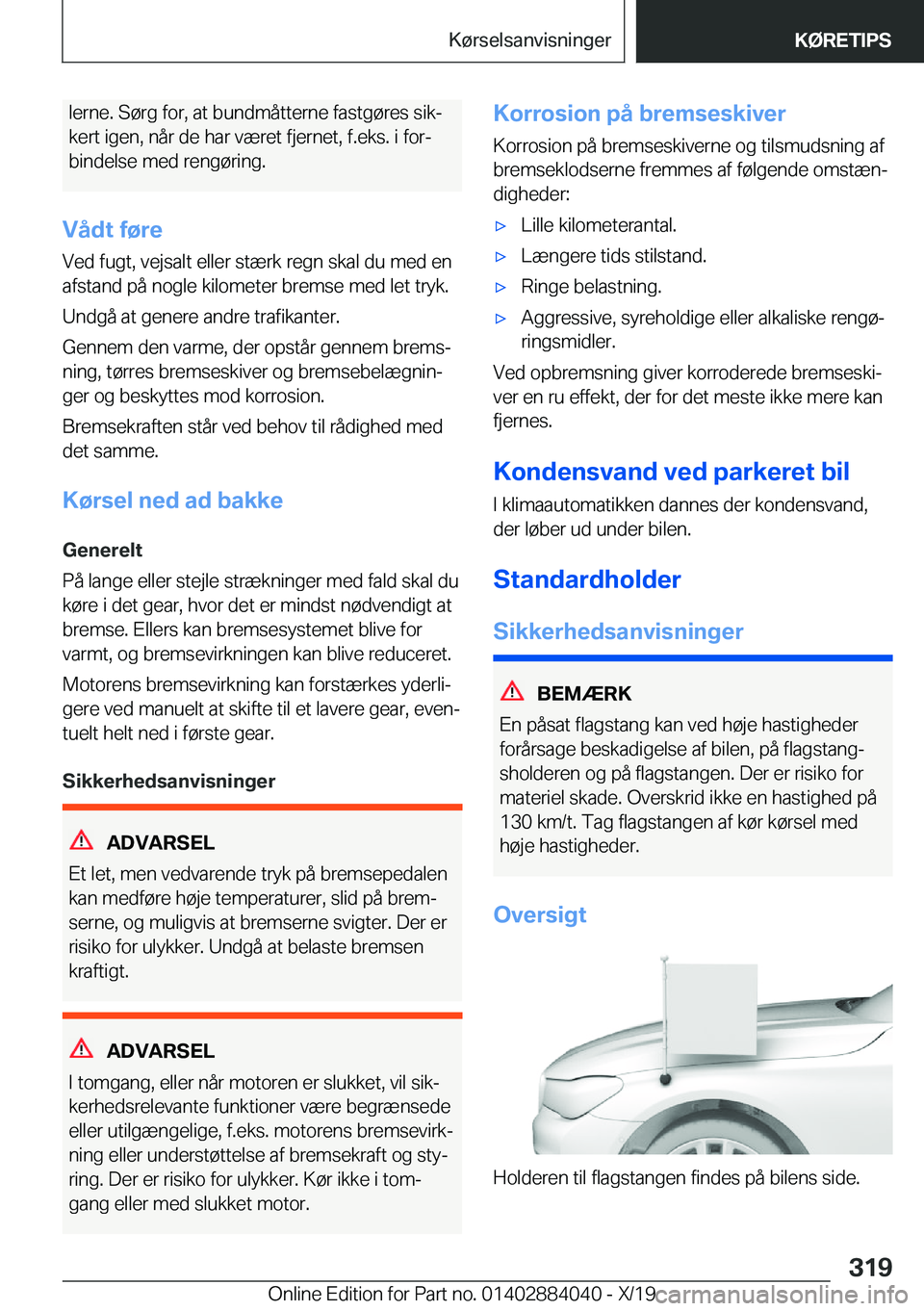 BMW 7 SERIES 2020  InstruktionsbØger (in Danish) �l�e�r�n�e�.��S�