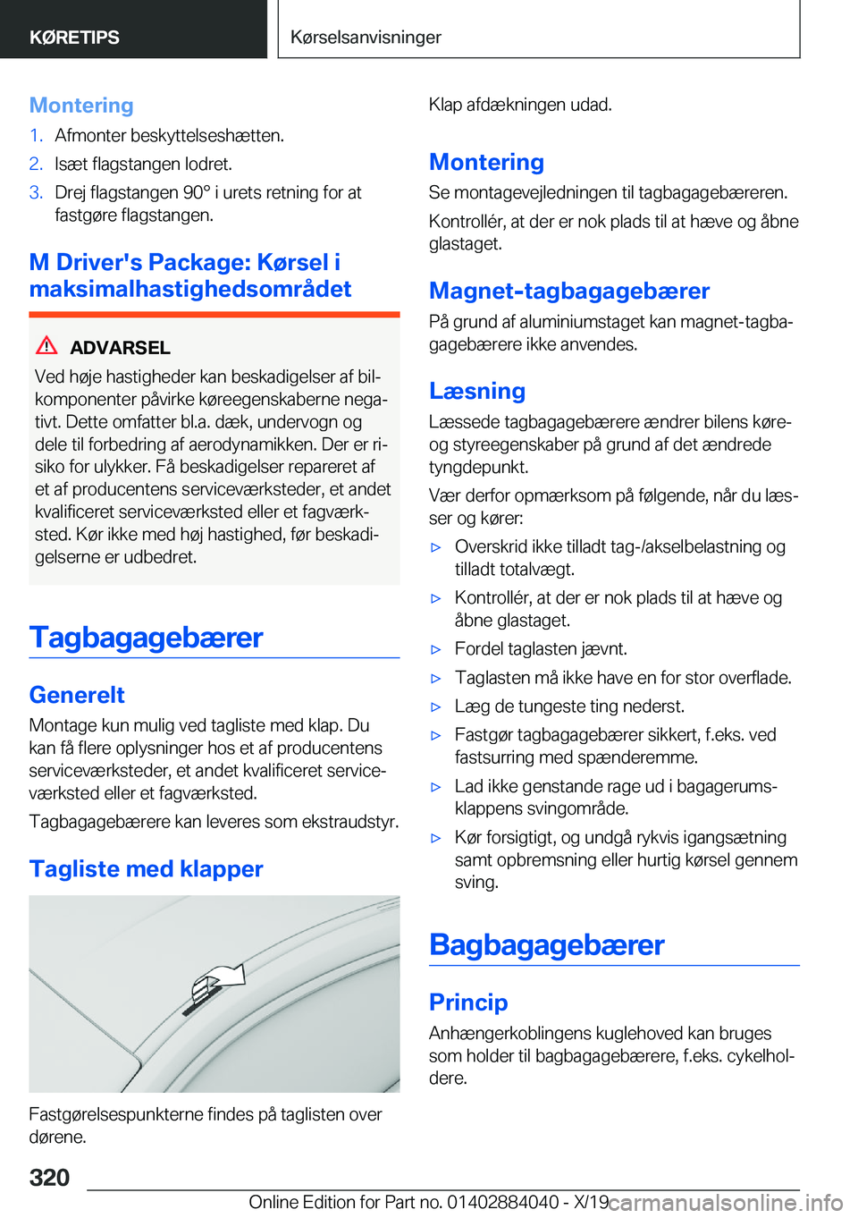 BMW 7 SERIES 2020  InstruktionsbØger (in Danish) �M�o�n�t�e�r�i�n�g�1�.�A�f�m�o�n�t�e�r��b�e�s�k�y�t�t�e�l�s�e�s�h�æ�t�t�e�n�.�2�.�I�s�æ�t��f�l�a�g�s�t�a�n�g�e�n��l�o�d�r�e�t�.�3�.�D�r�e�j��f�l�a�g�s�t�a�n�g�e�n��9�0�p��i��u�r�e�t�s��r�e�t
