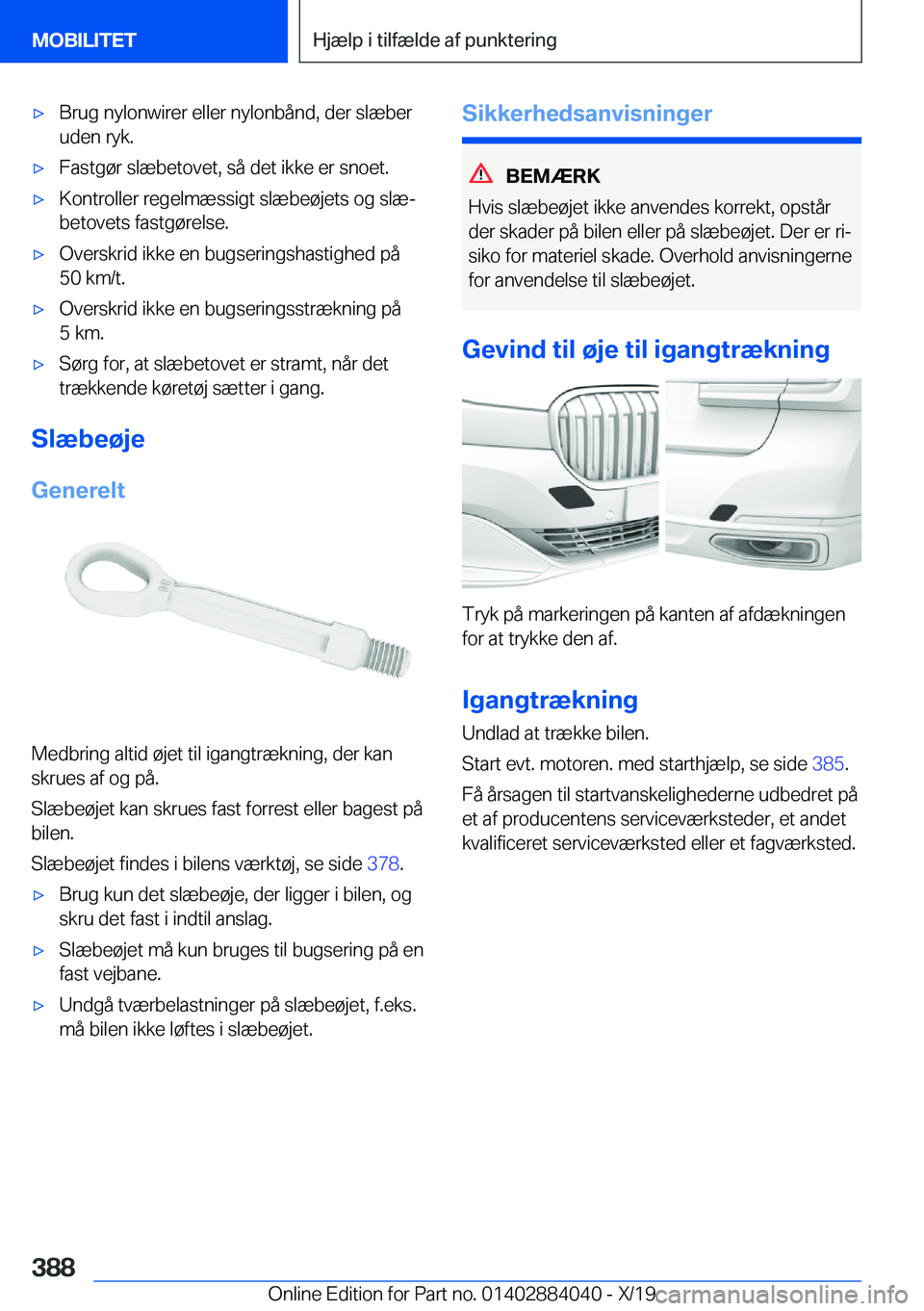 BMW 7 SERIES 2020  InstruktionsbØger (in Danish) 'x�B�r�u�g��n�y�l�o�n�w�i�r�e�r��e�l�l�e�r��n�y�l�o�n�b�å�n�d�,��d�e�r��s�l�æ�b�e�r
�u�d�e�n��r�y�k�.'x�F�a�s�t�g�