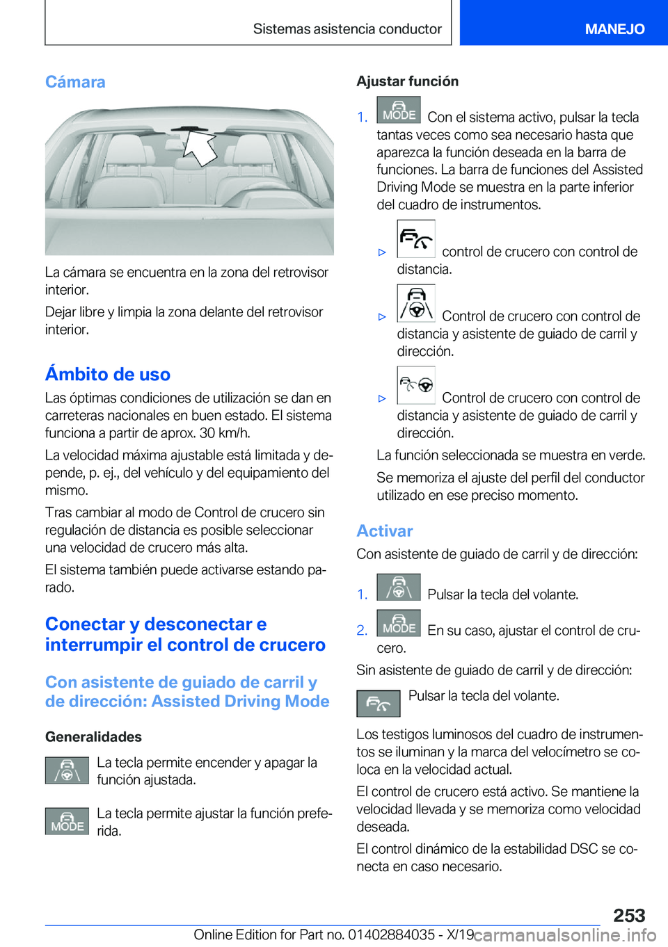 BMW 7 SERIES 2020  Manuales de Empleo (in Spanish) �C�