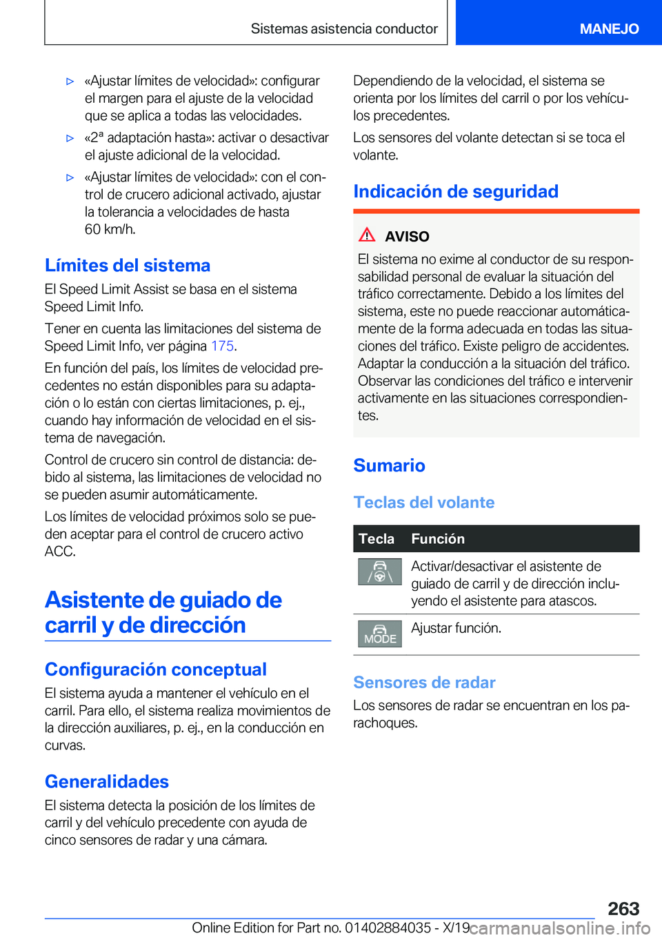 BMW 7 SERIES 2020  Manuales de Empleo (in Spanish) x�«�A�j�u�s�t�a�r��l�