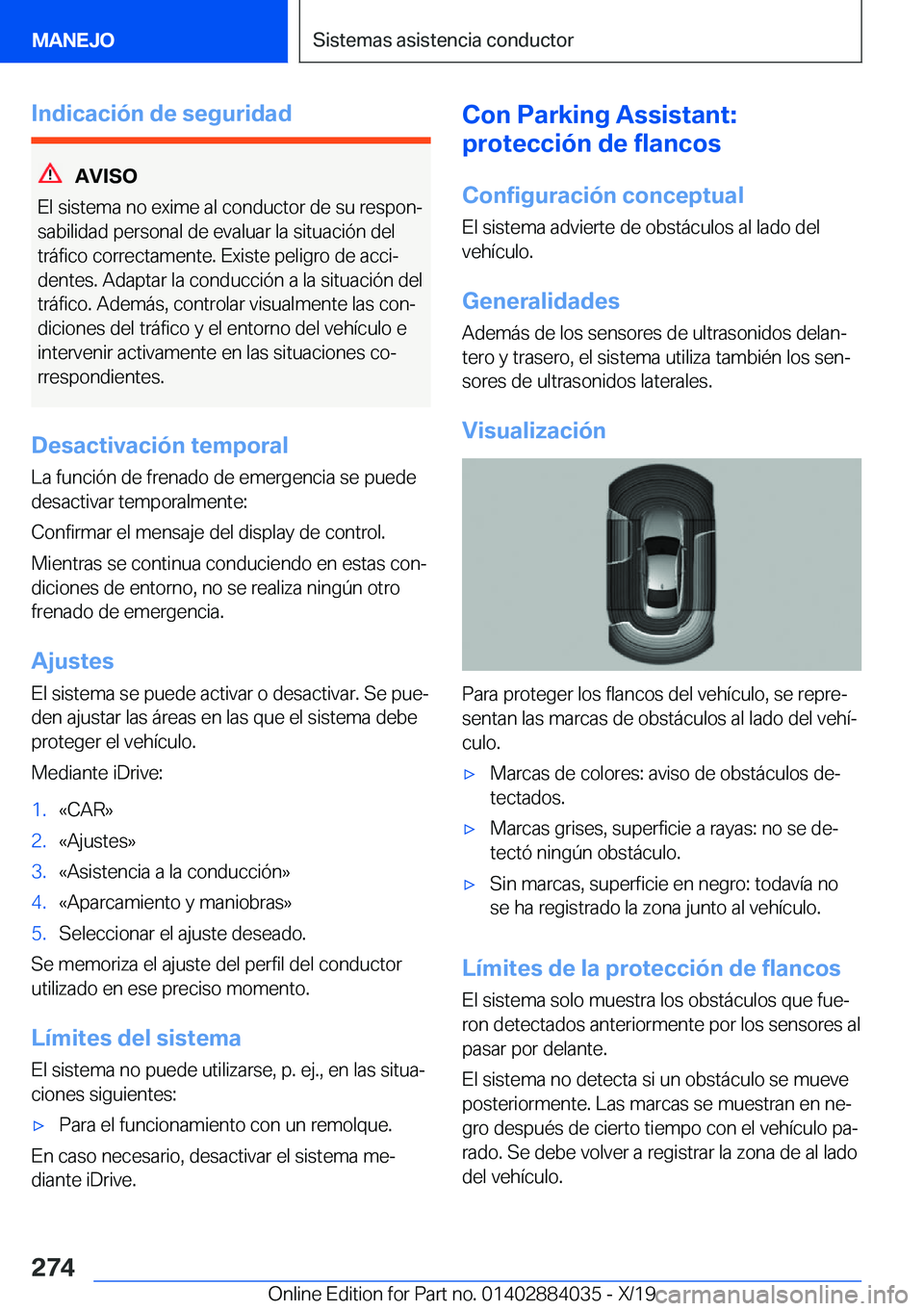 BMW 7 SERIES 2020  Manuales de Empleo (in Spanish) �I�n�d�i�c�a�c�i�