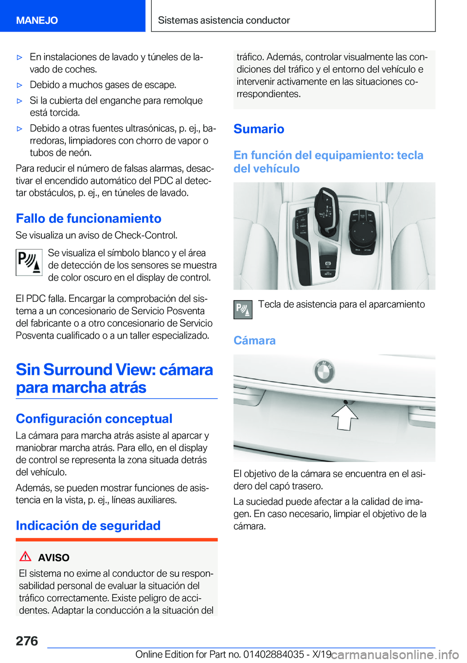 BMW 7 SERIES 2020  Manuales de Empleo (in Spanish) x�E�n��i�n�s�t�a�l�a�c�i�o�n�e�s��d�e��l�a�v�a�d�o��y��t�