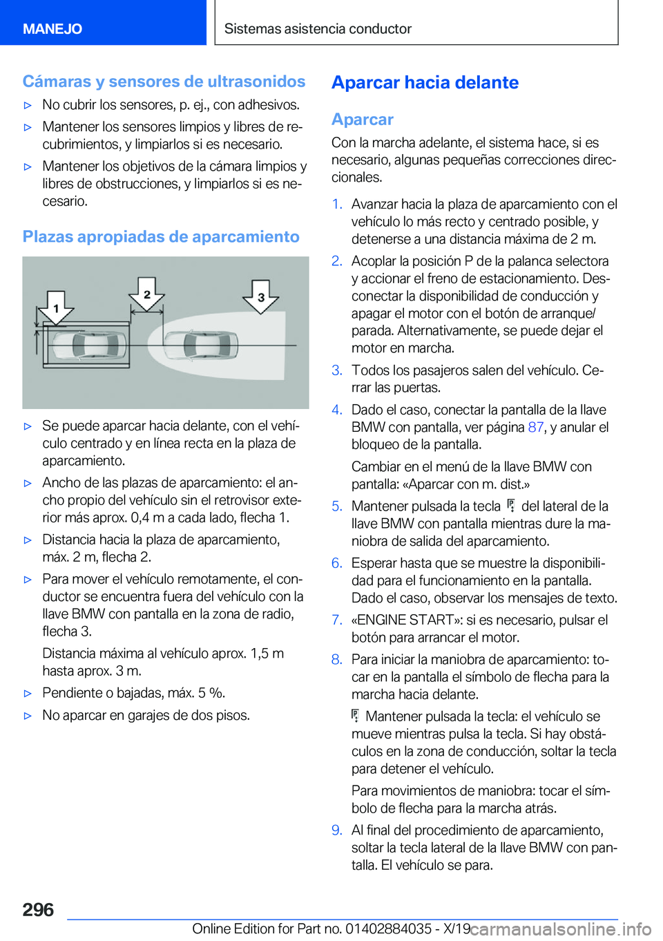 BMW 7 SERIES 2020  Manuales de Empleo (in Spanish) �C�