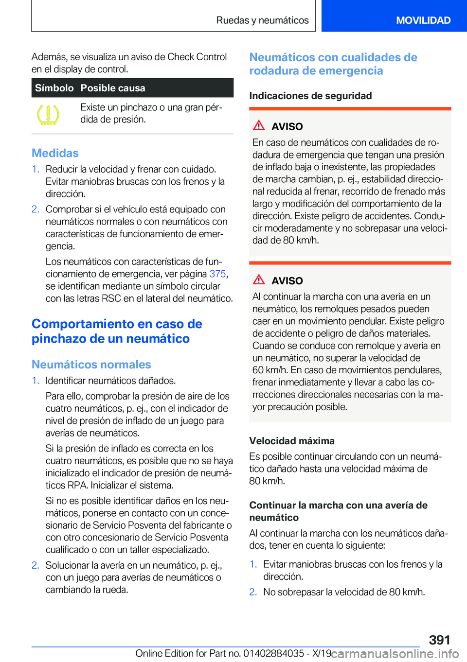 BMW 7 SERIES 2020  Manuales de Empleo (in Spanish) �A�d�e�m�