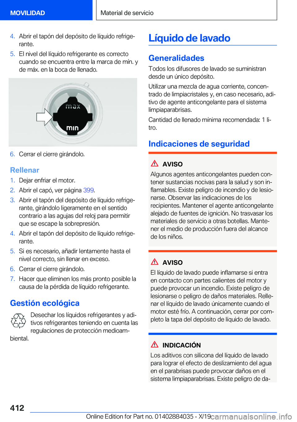 BMW 7 SERIES 2020  Manuales de Empleo (in Spanish) �4�.�A�b�r�i�r��e�l��t�a�p�