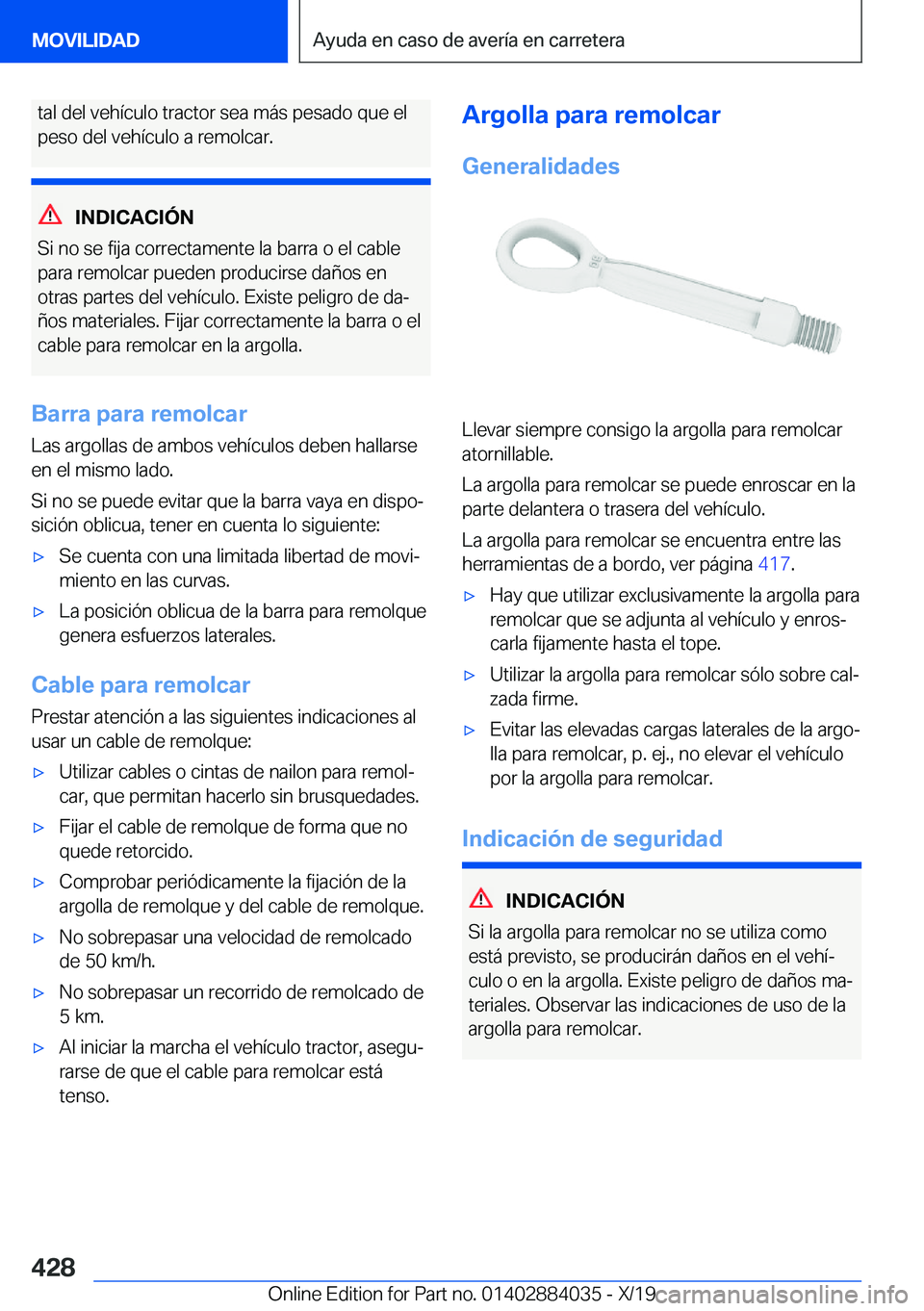 BMW 7 SERIES 2020  Manuales de Empleo (in Spanish) �t�a�l��d�e�l��v�e�h�