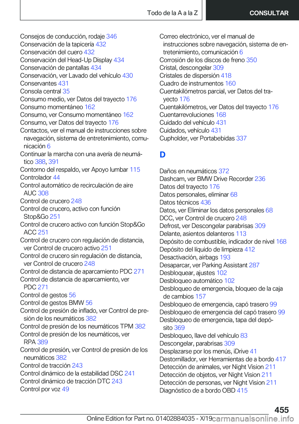 BMW 7 SERIES 2020  Manuales de Empleo (in Spanish) �C�o�n�s�e�j�o�s��d�e��c�o�n�d�u�c�c�i�