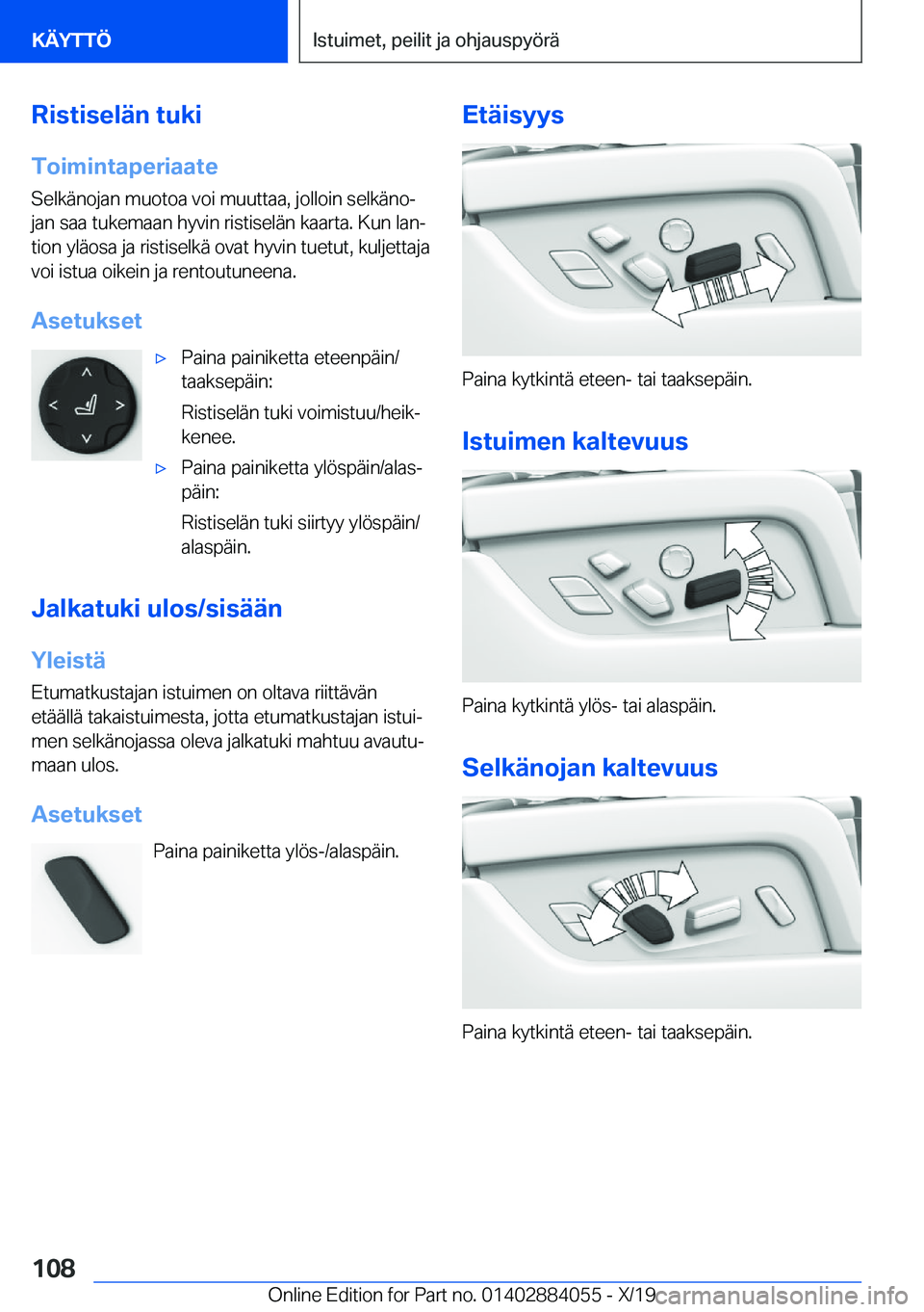 BMW 7 SERIES 2020  Omistajan Käsikirja (in Finnish) �R�i�s�t�i�s�e�l�