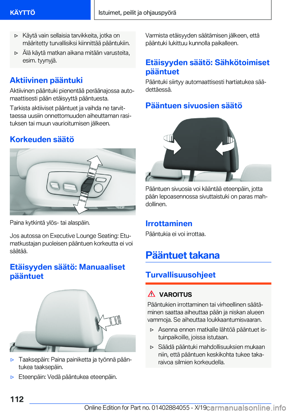 BMW 7 SERIES 2020  Omistajan Käsikirja (in Finnish) 'x�K�