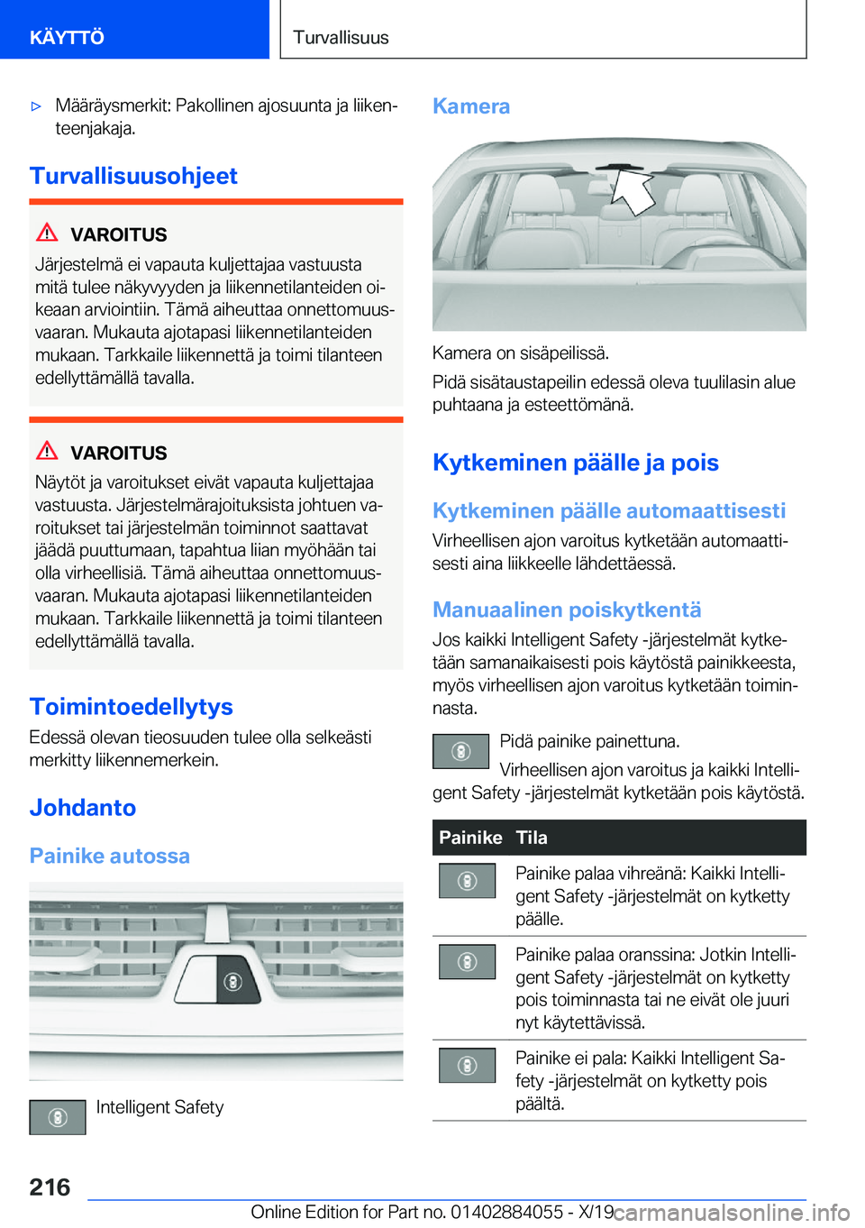 BMW 7 SERIES 2020  Omistajan Käsikirja (in Finnish) 'x�M�